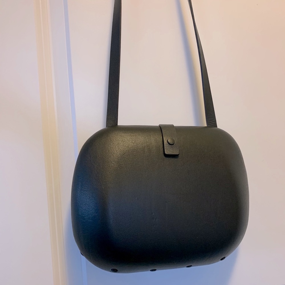 SOLD        COS  leather clutch/handbag